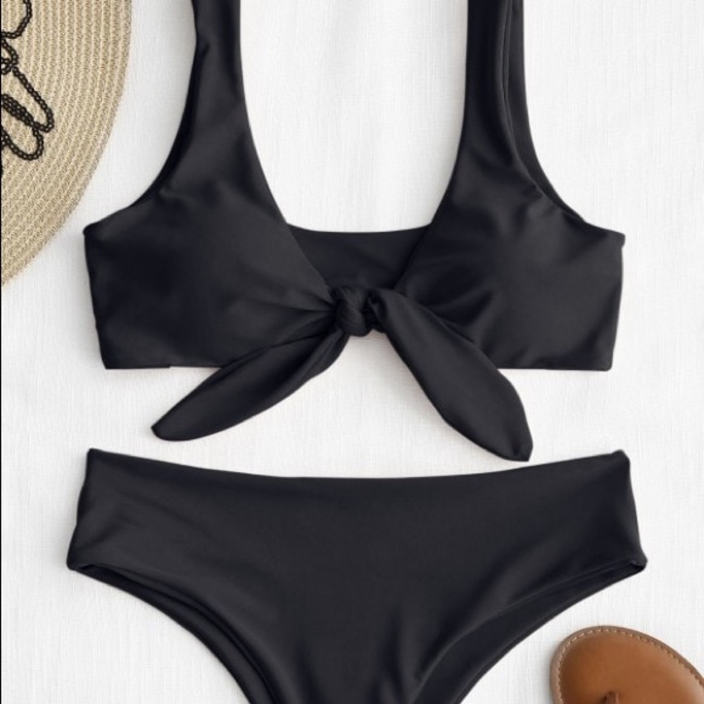 Zaful Tie Front Bikini- Medium, BRAND NEW
